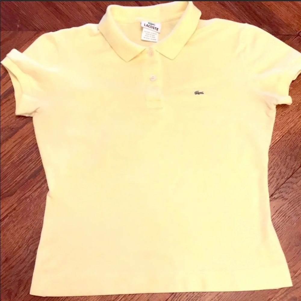 Lacoste yellow polo